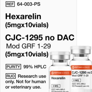 hexarelin (5mg x 10), cjc 1295 no dac (5mg x 10)